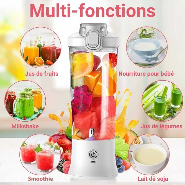 Le mixeur de poche VitaFusion pour smoothies et shakes délicieux