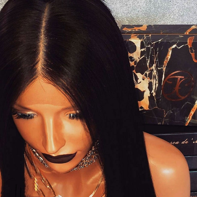Perruque (Lace Front Wig) cheveux lisses de haute qualité pour femmes