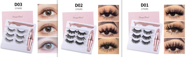 Ensemble de maquillage et liquide pour Eyeliner magnétique