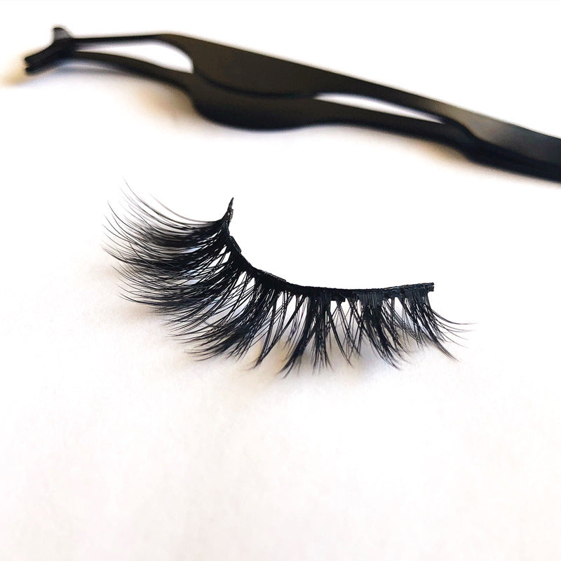 Faux cils avec des aimants à la mode (A Pair Of False Eyelashes With Magnets In Fashion)acc