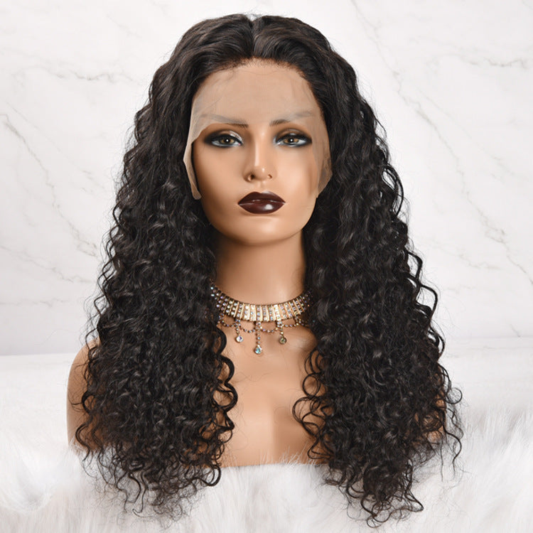Perruque de cheveux raides