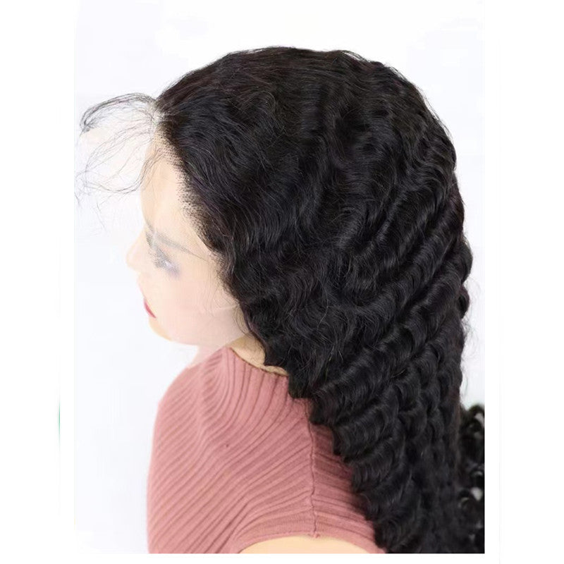 Perruque de cheveux humains vague profonde