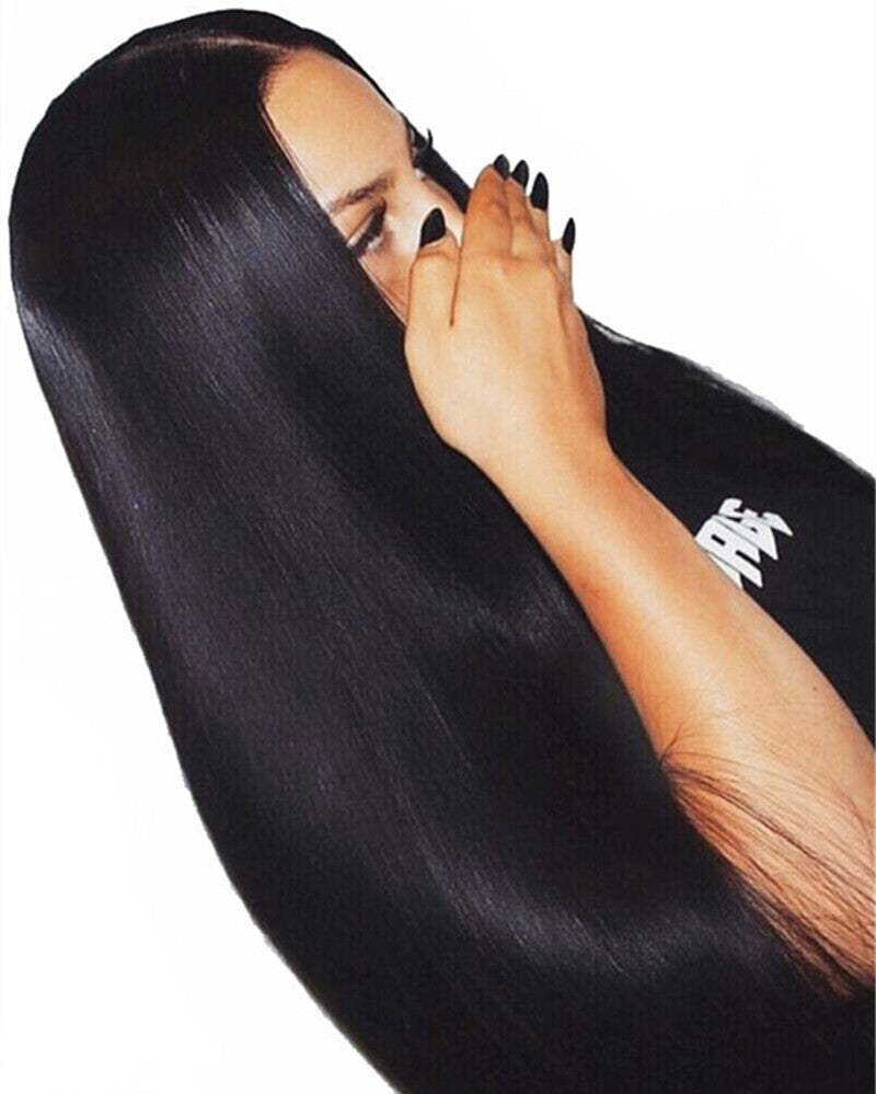 Perruque (Lace Front Wig) cheveux lisses de haute qualité pour femmes