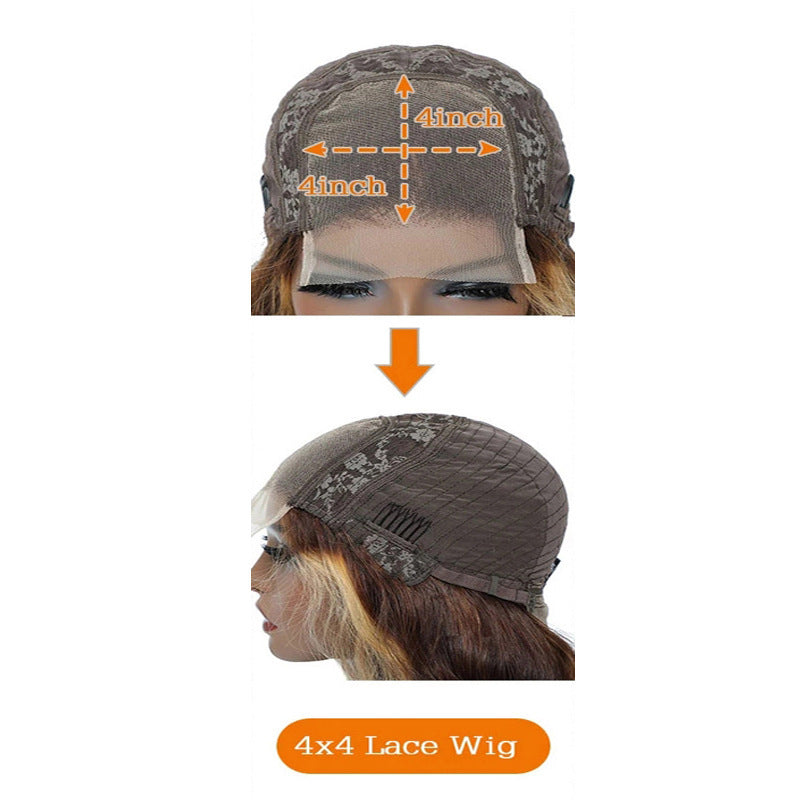 Perruque de cheveux humains