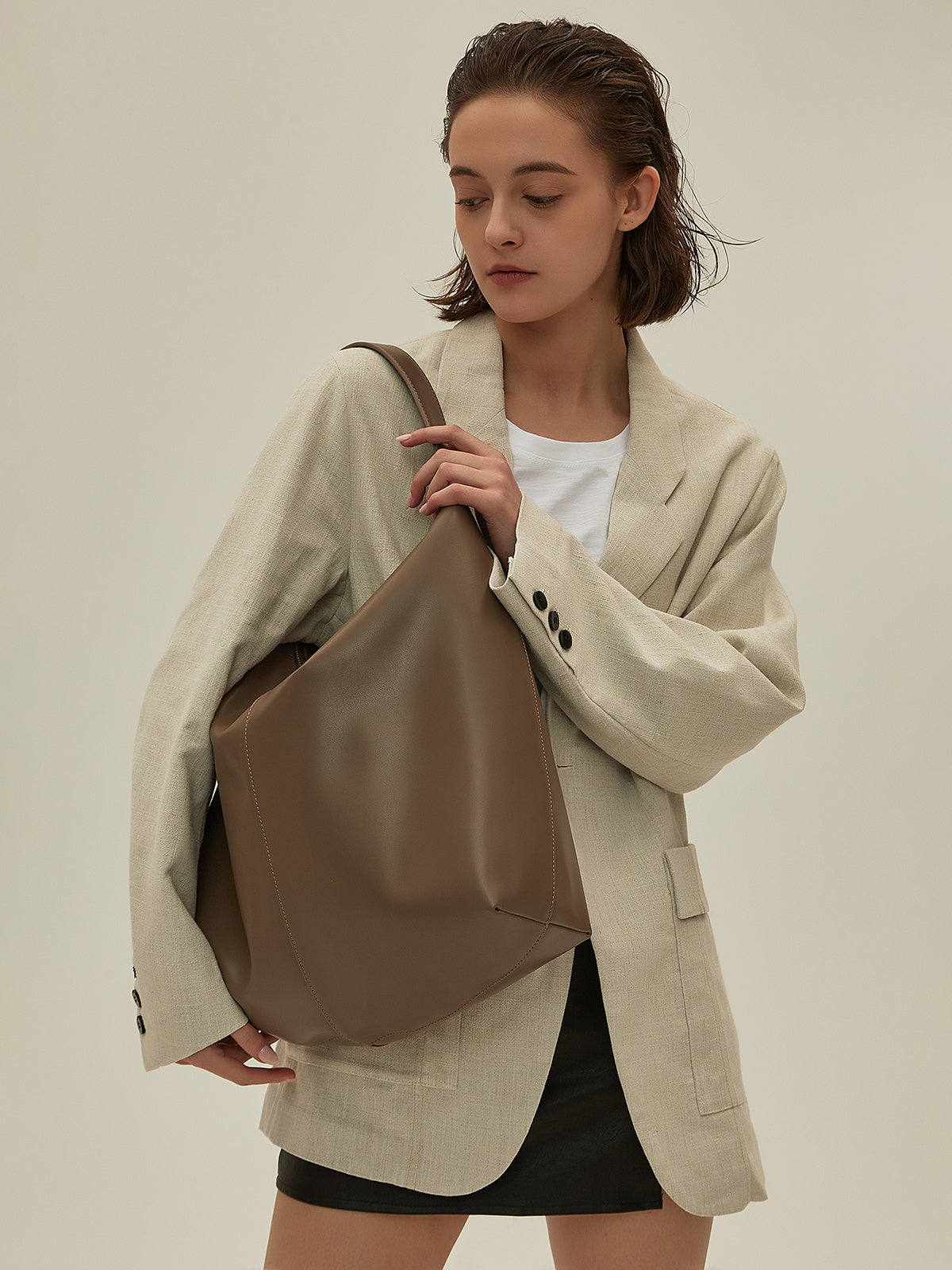 Sac fourre-tout à fermeture éclair de grande capacité automne et hiver