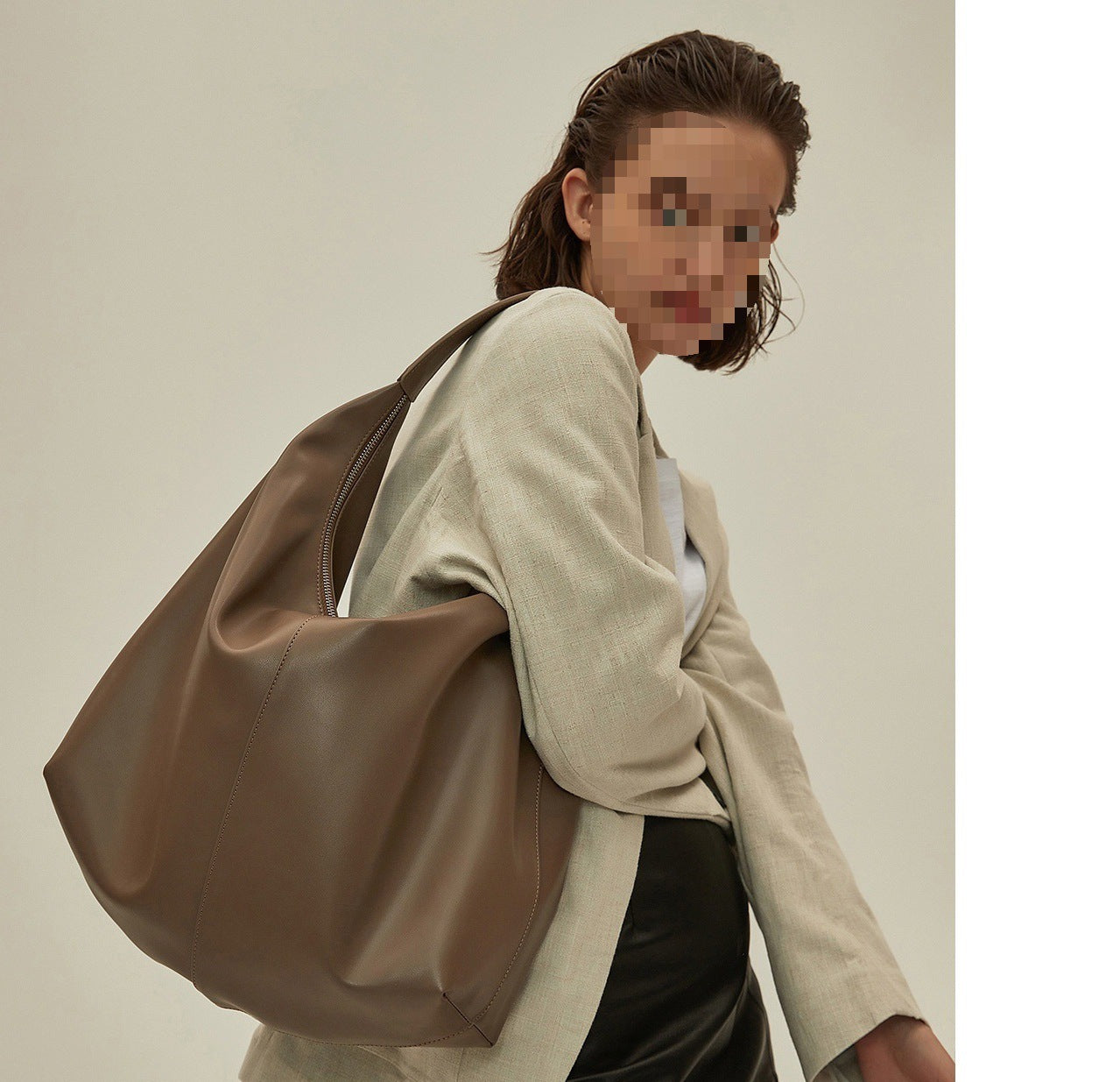 Sac fourre-tout à fermeture éclair de grande capacité automne et hiver